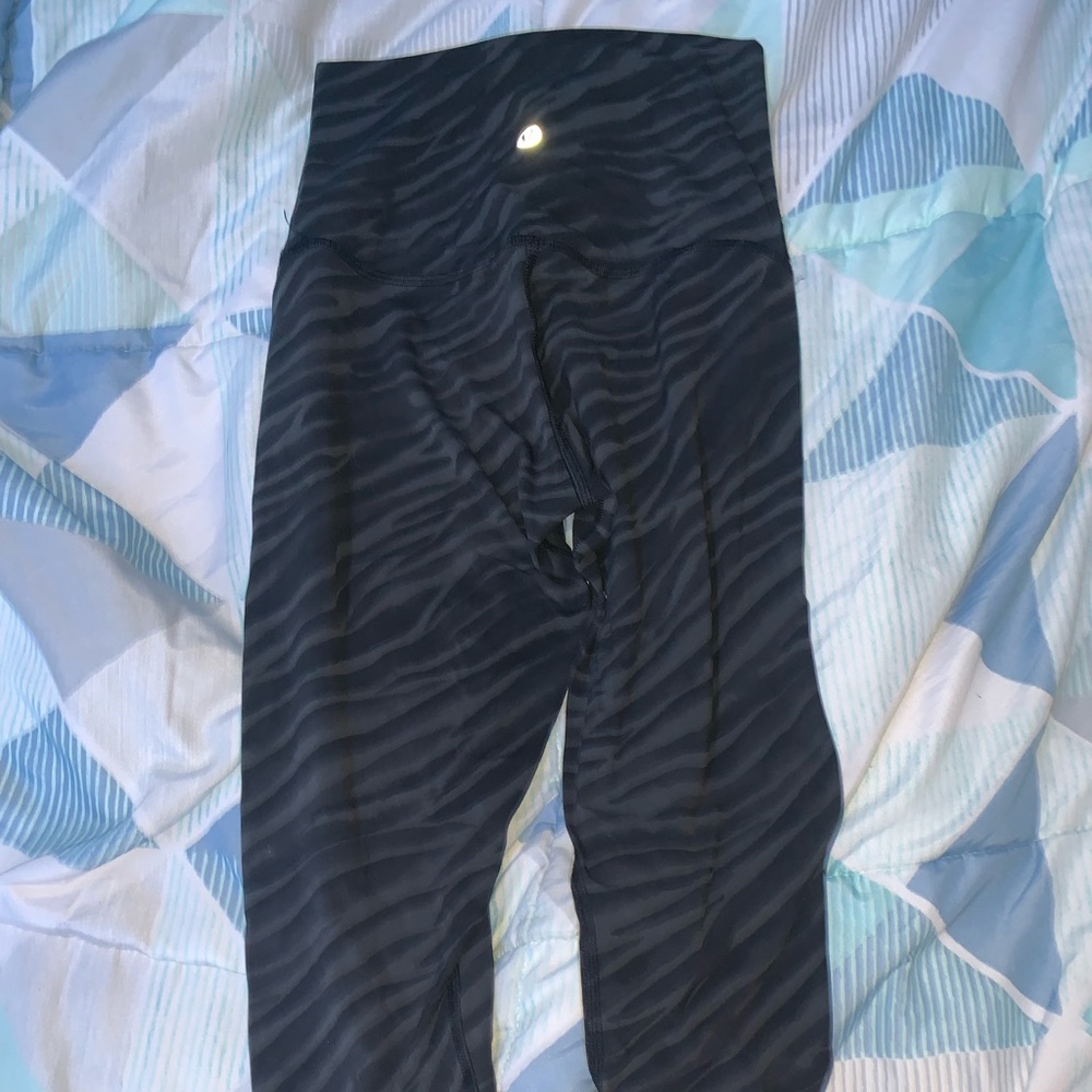 lulu lemon zebra align leggings